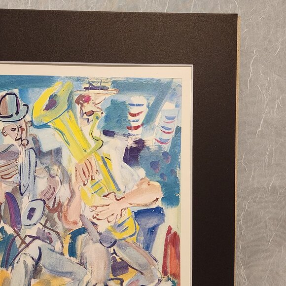 Les Musiciens - Gen Paul - Matted Print - Picture 4 of 7